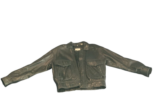 Black leather jacket  from. Allen Michaels